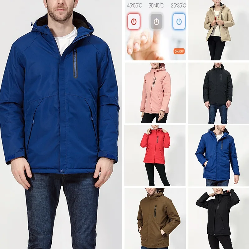 USB Electric Heated Hooded Coat Jacket Winter Warm Heating Vest Temp Control Optional Style Adults Outdoor Jacket
USB Electric Heated Hooded Coat Jacket Winter Warm Heating Vest Temp Control Optional Style Adults Outdoor Jacket