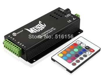 RGB Music Controller 2 Ports Output for Color Changing Neon LED Strips with Remote Controler ,for 5050rgb, 12v
RGB Music Controller 2 Ports Output for Color Changing Neon LED Strips with Remote Controler ,for 5050rgb, 12v