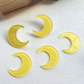 10Pcs/lot Glitter Moon Flatback Resin Planar Acrylic Crafts Fit Phone Decoration DIY Earrings Hair Accessories Scrapbooking 27mm
10Pcs/lot Glitter Moon Flatback Resin Planar Acrylic Crafts Fit Phone Decoration DIY Earrings Hair Accessories Scrapbooking 27mm