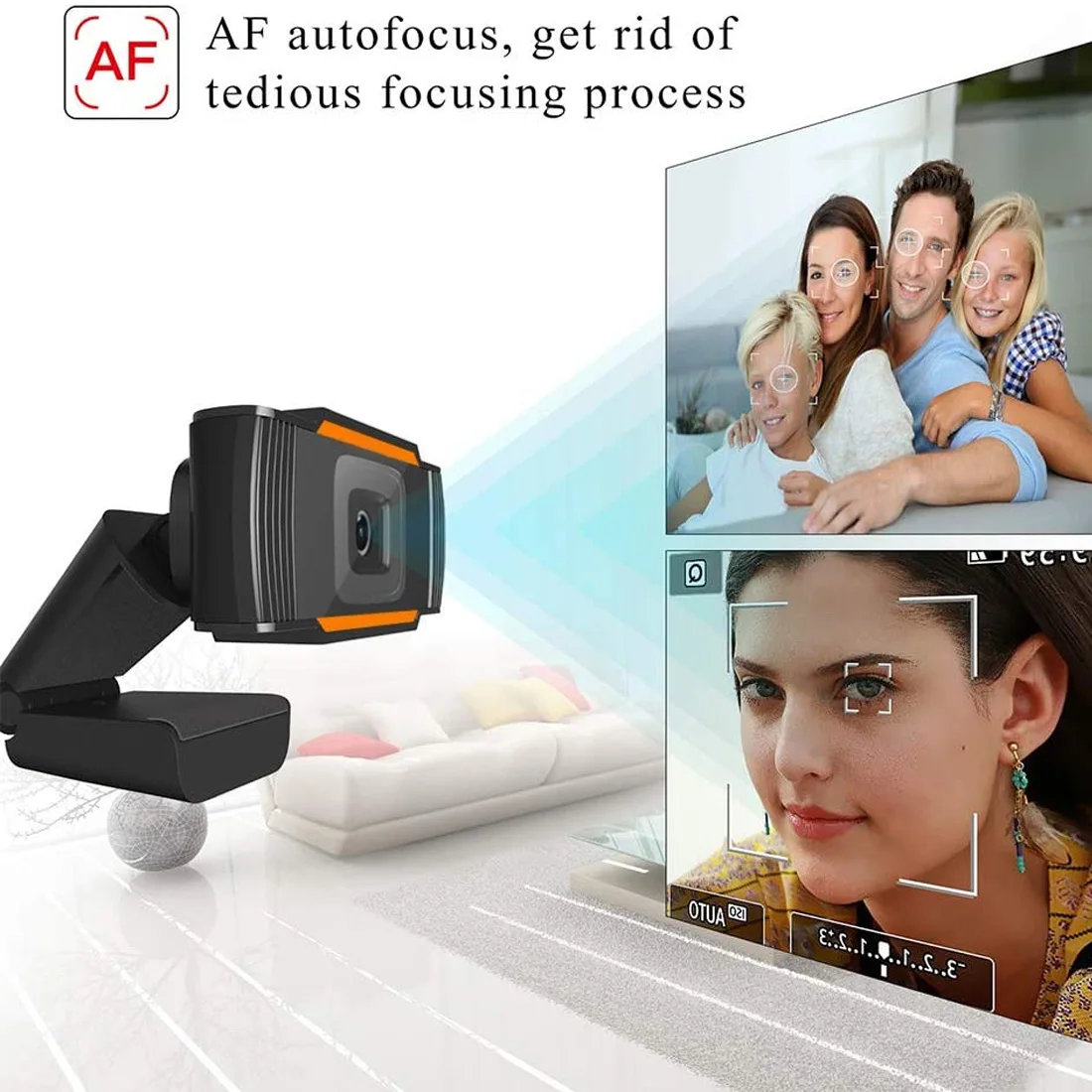 Web Camera with Microphone HD Webcam 1080p USB Camera 110 degrees rotatable 2.0 Video Recording For PC Computer
Web Camera with Microphone HD Webcam 1080p USB Camera 110 degrees rotatable 2.0 Video Recording For PC Computer