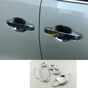 Car cover styling frame panel trim ABS chrome door armrest handle handrail bowl For Toyota Alphard Vellfire 2016 2017 2018 2019