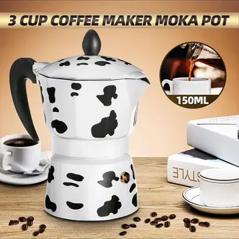 Hand Made Coffee Maker Pot Durable Moka Cafeteira Expresso Percolator Pot 3/6/9 Cups Practical Moka Coffee Pot
Hand Made Coffee Maker Pot Durable Moka Cafeteira Expresso Percolator Pot 3/6/9 Cups Practical Moka Coffee Pot
