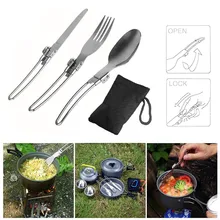 Stainless Steel Folding Camping Spoon Fork Flatware Cutlery Utensil Set WIth Bag Folding Spoon Fork Kits Picnic Travel Tool
Stainless Steel Folding Camping Spoon Fork Flatware Cutlery Utensil Set WIth Bag Folding Spoon Fork Kits Picnic Travel Tool