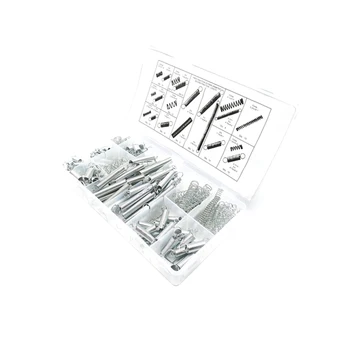 200pcs Extension And Compression Coil Portable Hardware Tool Spring Set Metal Steel With Storage Box
200pcs Extension And Compression Coil Portable Hardware Tool Spring Set Metal Steel With Storage Box