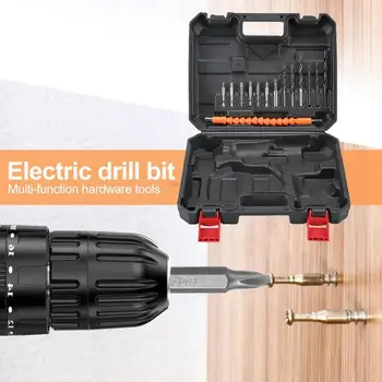 25pcs Household Toolbox Set Multi-function ABS Case Durable Practical Electric Drill Bits Hardware Tool Kit 255X215X55mm
25pcs Household Toolbox Set Multi-function ABS Case Durable Practical Electric Drill Bits Hardware Tool Kit 255X215X55mm