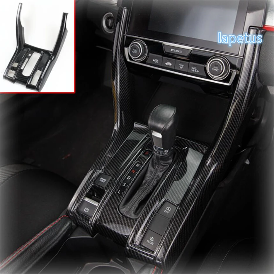 Lapetus Control Gear Shift Gearshift Box Decoration Frame Cover Trim Fit For Honda Civic 2016 - 2019 Matte Red Carbon Fiber ABS 
Lapetus Control Gear Shift Gearshift Box Decoration Frame Cover Trim Fit For Honda Civic 2016 - 2019 Matte Red Carbon Fiber ABS