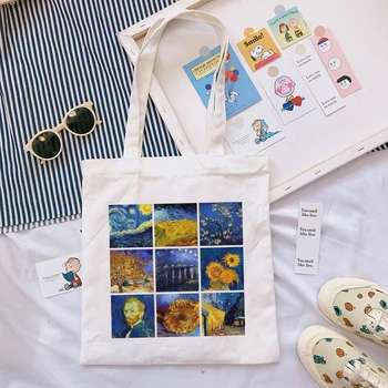 Women Shoulder Bag Van Gogh Handbag Informal Large Capacity Female Academic Style Printed Harajuku Print Fashionable New Cartoon
Women Shoulder Bag Van Gogh Handbag Informal Large Capacity Female Academic Style Printed Harajuku Print Fashionable New Cartoon