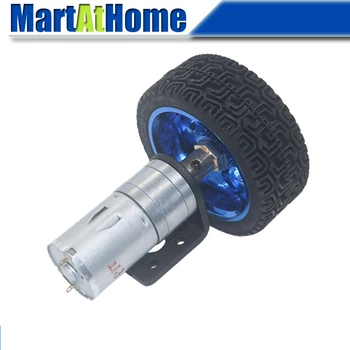 DC 6V 12V 24V 12~1360 RPM DIY Smart Car Robot Gear Motor with Mini Encoder & Coupling & Mounting Bracket & 65mm Wheel
DC 6V 12V 24V 12~1360 RPM DIY Smart Car Robot Gear Motor with Mini Encoder & Coupling & Mounting Bracket & 65mm Wheel
