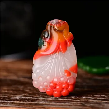 Chinese Natural Color Hand-carved Orchid Jade Pendant Fashion Jewelry Men and Women of Good Fortune and Longevity Rich Necklace
Chinese Natural Color Hand-carved Orchid Jade Pendant Fashion Jewelry Men and Women of Good Fortune and Longevity Rich Necklace