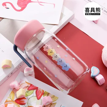 Cute Flower Double Layer Transparent Glass High Temperature Resistant Borosilicate Water Cup with Rope Lid Portable Cup for Kids
Cute Flower Double Layer Transparent Glass High Temperature Resistant Borosilicate Water Cup with Rope Lid Portable Cup for Kids