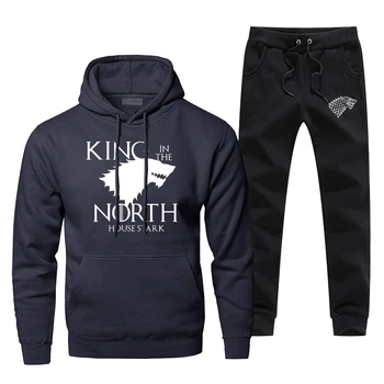 Game Of Thrones King In The North Tracksuit Hoodies+pants Two Piece Sets Mens Casual Sweatshirt Sportswear Hip Hop Streetwear
Game Of Thrones King In The North Tracksuit Hoodies+pants Two Piece Sets Mens Casual Sweatshirt Sportswear Hip Hop Streetwear