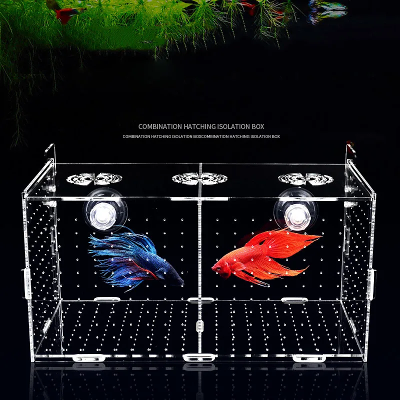 Fish Tank Isolation Box Transparent Large Multi-frame Hook Type Aquarium Acrylic Guppy Fry Breeding Box 40x10x10cm
Fish Tank Isolation Box Transparent Large Multi-frame Hook Type Aquarium Acrylic Guppy Fry Breeding Box 40x10x10cm