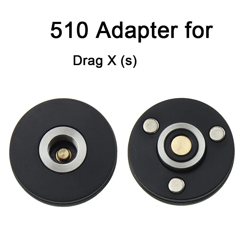 510 адаптер для Drag X S Vape Pod Kit Магнитный соединитель Brass RDA RTA аксессуары электронных