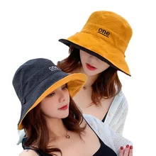 Women's Cotton Letter Embroidery Double-Sided Panama Bucket Hat Summer Outdoor Men Bob Fishing Cap Sunscreen Sun Fisherman Hats
Women's Cotton Letter Embroidery Double-Sided Panama Bucket Hat Summer Outdoor Men Bob Fishing Cap Sunscreen Sun Fisherman Hats