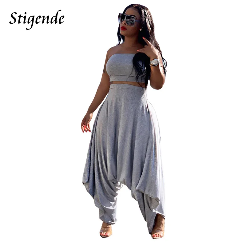 Stigende Summer Solid Color Two Piece Casual Set Women Bodycon Crop Top and Harem Pants Set Fashion Loose 2 Piece Outfit Set
Stigende Summer Solid Color Two Piece Casual Set Women Bodycon Crop Top and Harem Pants Set Fashion Loose 2 Piece Outfit Set