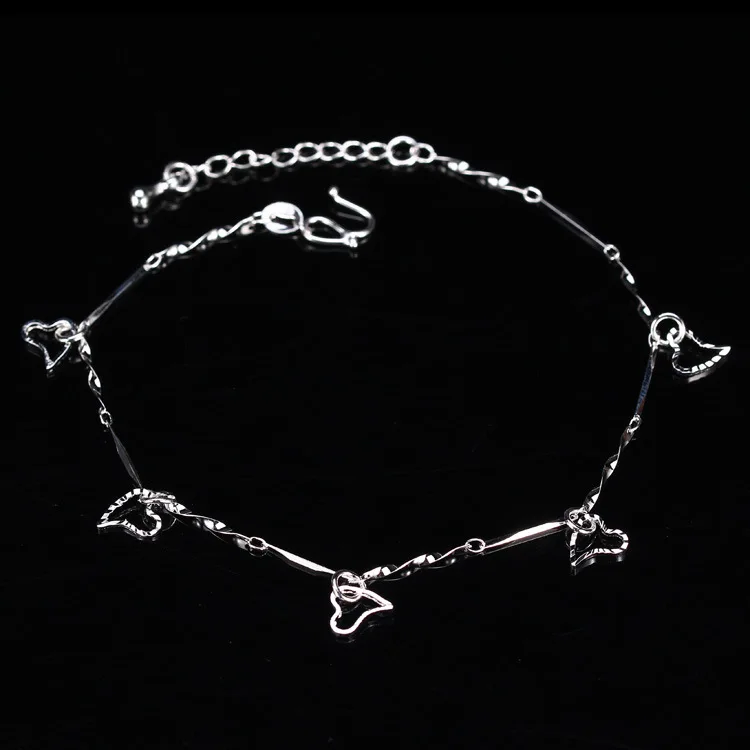 Zhen Rong South Korea Fashion Small Fresh Accessories Copper Silver Plated Anklet Batch Angle Heart tong yin shi Manufacturers D
Zhen Rong South Korea Fashion Small Fresh Accessories Copper Silver Plated Anklet Batch Angle Heart tong yin shi Manufacturers D