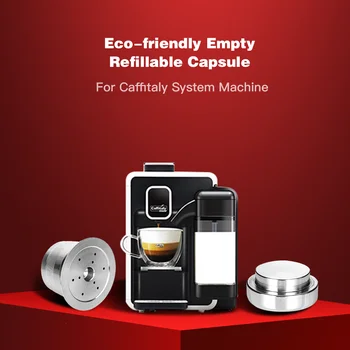 Refillable Coffee Filters For Caffitaly Tchibo Cafissimo Classic K-fee Stainless Steel Reusable Coffee Capsule & Tamper Set
Refillable Coffee Filters For Caffitaly Tchibo Cafissimo Classic K-fee Stainless Steel Reusable Coffee Capsule & Tamper Set