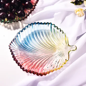 Colorful Glass Storage Tray Leaf/Heart Shape Fruit Snack Dessert Plate Jewelry Display Trays Makeup Organizer Nordic Home Decor
Colorful Glass Storage Tray Leaf/Heart Shape Fruit Snack Dessert Plate Jewelry Display Trays Makeup Organizer Nordic Home Decor