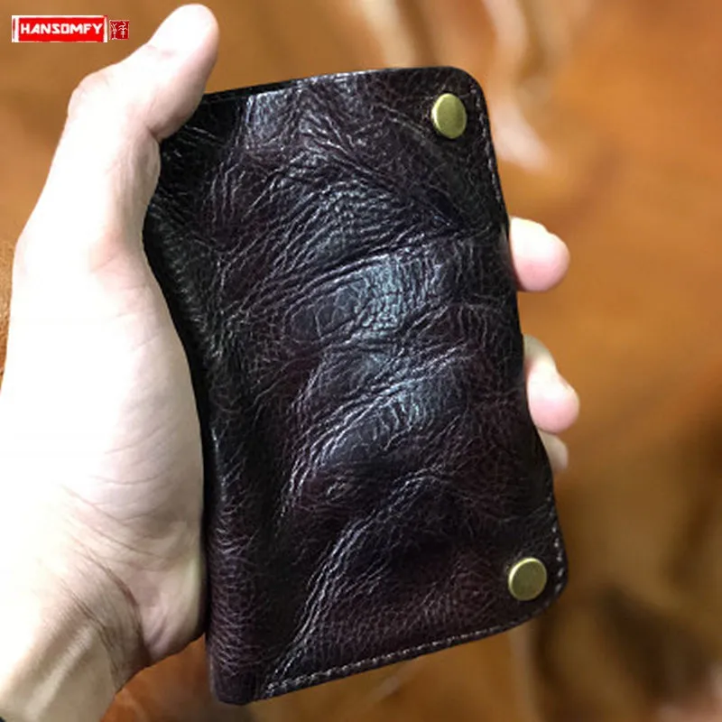 Texture hand-brushed pleated wallet retro first layer cowhide single layer men's wallet casual denim tide men's thin section
Texture hand-brushed pleated wallet retro first layer cowhide single layer men's wallet casual denim tide men's thin section
