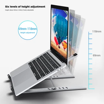Foldable Laptop Tablet Holders PC Cooling Brackets 6 Gears Adjustable Notebook for Household Computer Accessories
Foldable Laptop Tablet Holders PC Cooling Brackets 6 Gears Adjustable Notebook for Household Computer Accessories
