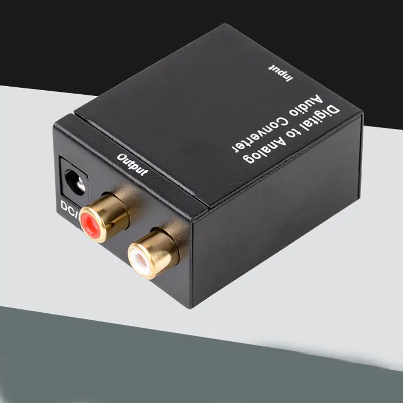 DAC Converter Digital to Analog Adapter Optical Coaxial to RCA R/L Audio Converter Adapter with EU power Supply
DAC Converter Digital to Analog Adapter Optical Coaxial to RCA R/L Audio Converter Adapter with EU power Supply