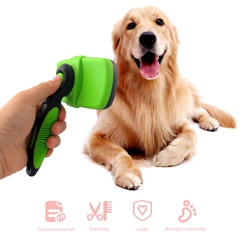 New Pet Dog Grooming Brush Pet Dog Cat Hair Removal Brush Comb Pet Grooming Tools Hair Shedding Trimmer Comb for Cats Dogs
New Pet Dog Grooming Brush Pet Dog Cat Hair Removal Brush Comb Pet Grooming Tools Hair Shedding Trimmer Comb for Cats Dogs