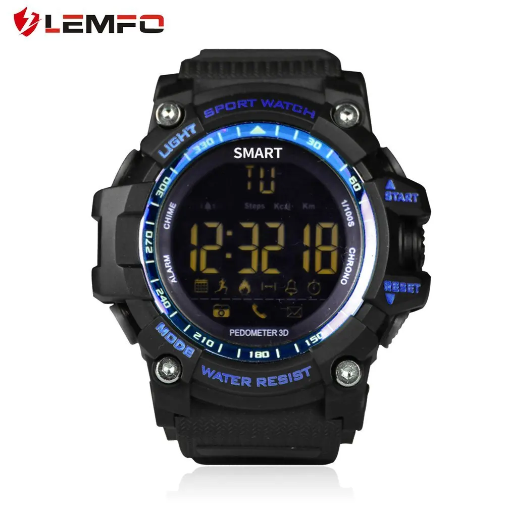 LEMFO EX16 Smart Watch Sports 4.0 Waterproof IP67 Wristband Clock Long Battery Steps Counting Remote Camera Stopwatch
LEMFO EX16 Smart Watch Sports 4.0 Waterproof IP67 Wristband Clock Long Battery Steps Counting Remote Camera Stopwatch