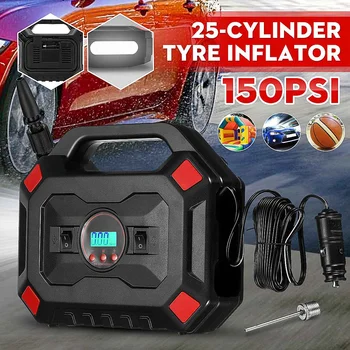 12V 150PSI 35L/min Air Compressor Digital Car Air Pump for Car Bicycle Tires Balls Swimming Rings Toys with LED Light LCD Disp
12V 150PSI 35L/min Air Compressor Digital Car Air Pump for Car Bicycle Tires Balls Swimming Rings Toys with LED Light LCD Disp