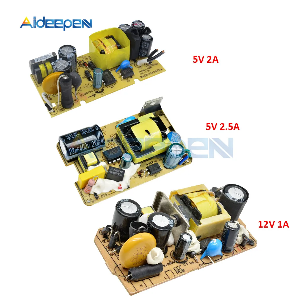 AC-DC 100V-240V to DC 5V 2A 2.5A 12V 1A Switching Power Supply Regulator Module Overvoltage Overcurrent Short Circuit Protection
AC-DC 100V-240V to DC 5V 2A 2.5A 12V 1A Switching Power Supply Regulator Module Overvoltage Overcurrent Short Circuit Protection