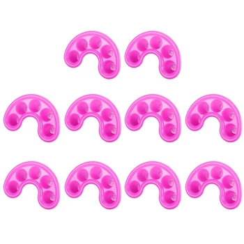 10PCS Nail Art Soak Bowl Manicure Soaking Trays Soakers, Five Fingers Soften Dead Skin Soaking Tool (Rose Red)
10PCS Nail Art Soak Bowl Manicure Soaking Trays Soakers, Five Fingers Soften Dead Skin Soaking Tool (Rose Red)