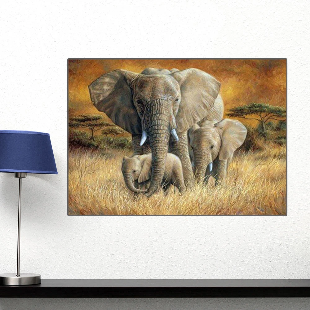 Diamond Painting Full Square Diamond Embroidery Cross Stitch Animal Elephant 5D DIY Mosaic Gift Rhinestone Home Decoration Gift
Diamond Painting Full Square Diamond Embroidery Cross Stitch Animal Elephant 5D DIY Mosaic Gift Rhinestone Home Decoration Gift