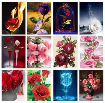 Flower Roses Diamond Embroidery Sale 5d Diamond Painting Full Round Roses Diamond Mosaic Picture Of Rhinestone Home Decor Gift
Flower Roses Diamond Embroidery Sale 5d Diamond Painting Full Round Roses Diamond Mosaic Picture Of Rhinestone Home Decor Gift