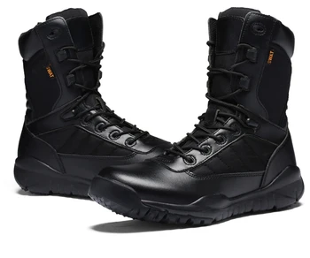 New Genuine Leather Special Force Tactical Desert Combat Military Boots Men Shoes Outdoor Autumn Male Mens Tactical Boot 
New Genuine Leather Special Force Tactical Desert Combat Military Boots Men Shoes Outdoor Autumn Male Mens Tactical Boot