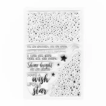 Full of Stars Clear Stamps Background Scrapbooking Cardmaking Journal Stamps
Full of Stars Clear Stamps Background Scrapbooking Cardmaking Journal Stamps