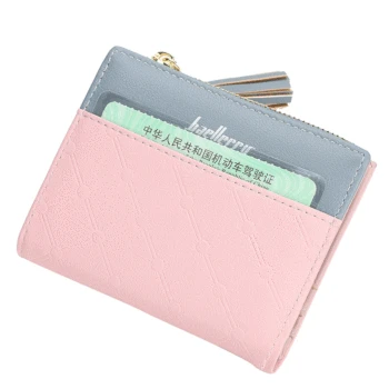 New Wallet Women Cute Wallets Ladies Short Tassel Stitching Contrast Color Wallet Zipper Coin Purses Clutch Bag Halloween Purse 
New Wallet Women Cute Wallets Ladies Short Tassel Stitching Contrast Color Wallet Zipper Coin Purses Clutch Bag Halloween Purse