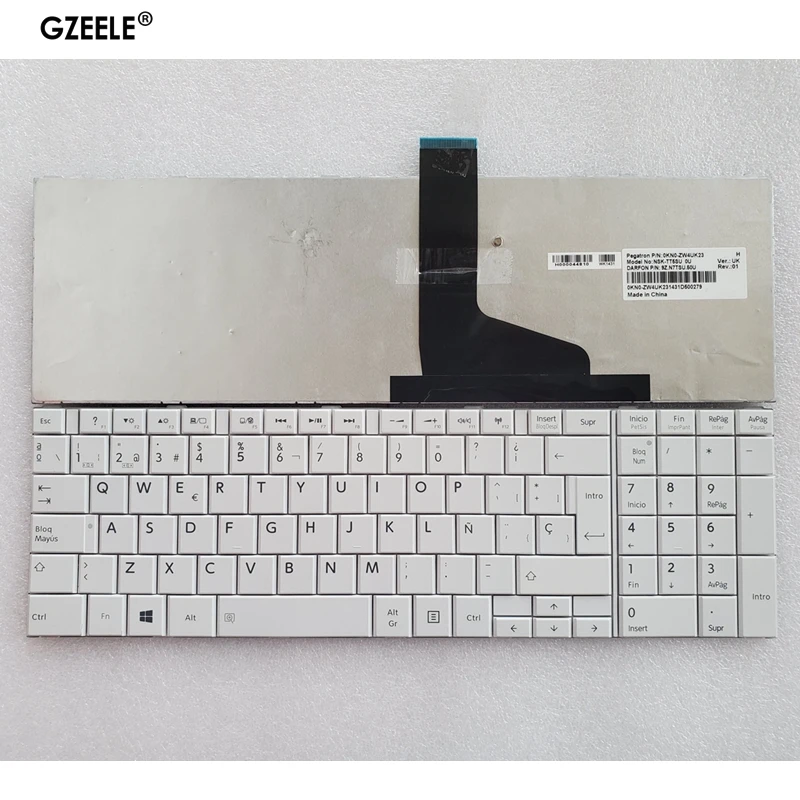 Новая испанская SP-клавиатура для TOSHIBA C850 C855D C850D C855 C870 C870D C875 P850 L850 L875 L875D L950 L950D L955 L955D