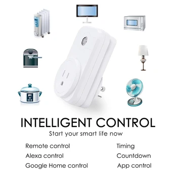 WiFi Smart Plug App Remote Control Socket Working with Alexa Google Home and IFTTT Support Timing Energy Saving Smart Delay Q30
WiFi Smart Plug App Remote Control Socket Working with Alexa Google Home and IFTTT Support Timing Energy Saving Smart Delay Q30