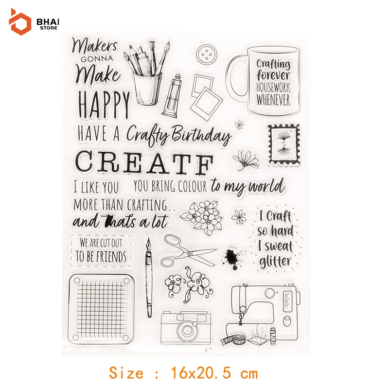 2021 New Sewing Machine Camera Transparent Clear Stamps for DIY Scrapbooking/Card Making Photo Album Decorative Craft Dies
2021 New Sewing Machine Camera Transparent Clear Stamps for DIY Scrapbooking/Card Making Photo Album Decorative Craft Dies