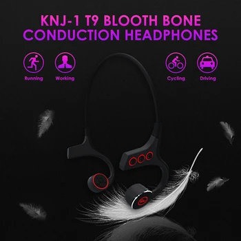 IP66 Waterproof Bone Conduction Headset T9 Titanium Alloy Bluetooth 5.0 Headphones with Big Ear Hook Sports Earphone with Mic
IP66 Waterproof Bone Conduction Headset T9 Titanium Alloy Bluetooth 5.0 Headphones with Big Ear Hook Sports Earphone with Mic