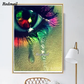 DIY 5d diamond painting square round cross stitch crying eyes diamond embroidery Full Display mosaic painting rhinestones EE149
DIY 5d diamond painting square round cross stitch crying eyes diamond embroidery Full Display mosaic painting rhinestones EE149