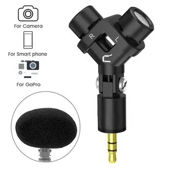 JINSERTA Stereo Audio Video Record Microphone for Gopro Action Camera 90 Degree Adjustment MIC for DSLR Smartphone Gimbal
JINSERTA Stereo Audio Video Record Microphone for Gopro Action Camera 90 Degree Adjustment MIC for DSLR Smartphone Gimbal