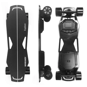 300W Dual Motor Electric Skateboard Electric Longboard 23MPH Top Speed with Light Stable and Sturdy Longboard Electric Scooter
300W Dual Motor Electric Skateboard Electric Longboard 23MPH Top Speed with Light Stable and Sturdy Longboard Electric Scooter