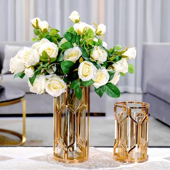 Flower Vase Nordic Decoration Home Desktop Glass Vases For Wedding Decoration Hydroponic Flowers Pot Delicate Floor Vases ZHP028
Flower Vase Nordic Decoration Home Desktop Glass Vases For Wedding Decoration Hydroponic Flowers Pot Delicate Floor Vases ZHP028