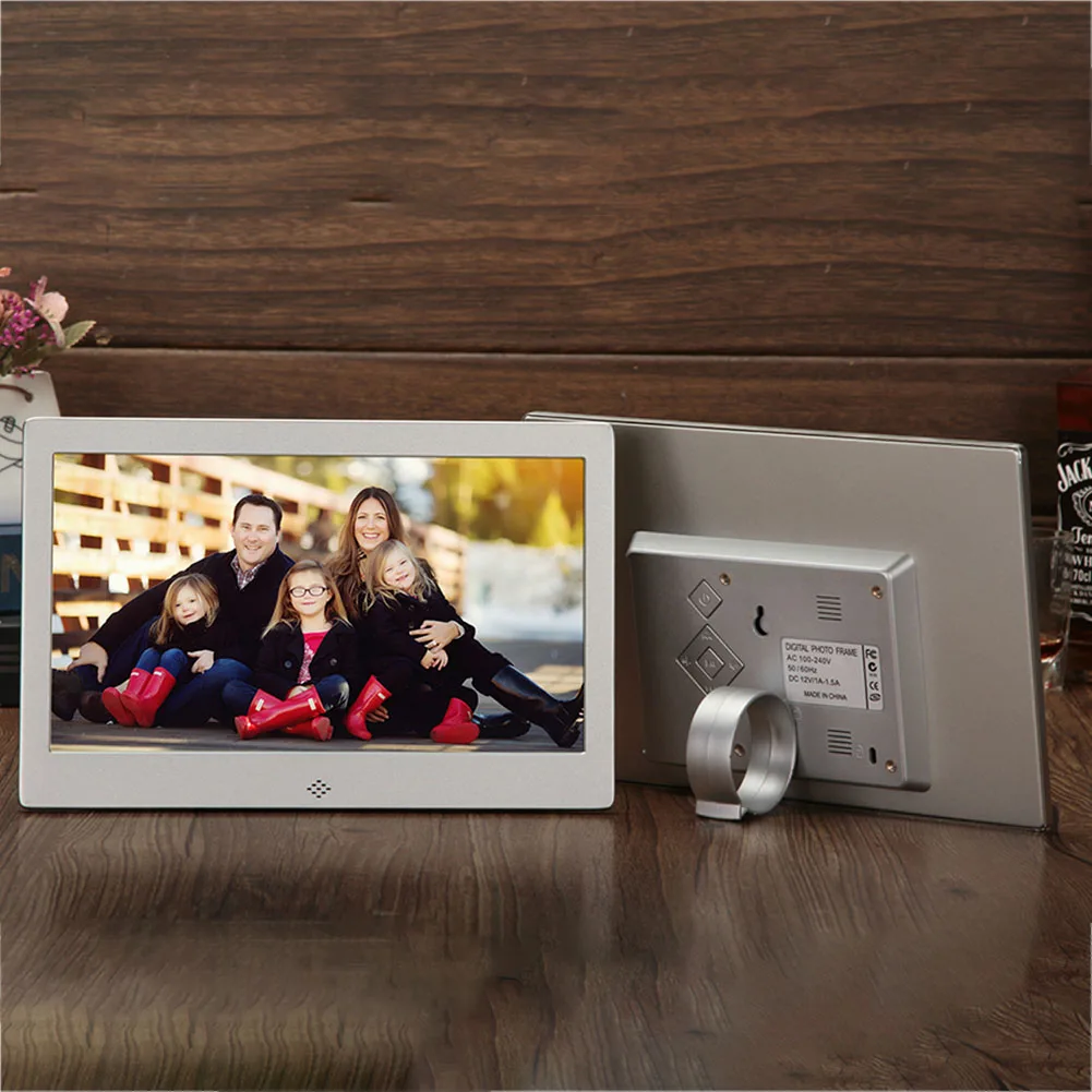 10 Inch Metal LED Digital Photo Frame Video Music Calendar Clock Player 1024x600 Resolution
10 Inch Metal LED Digital Photo Frame Video Music Calendar Clock Player 1024x600 Resolution