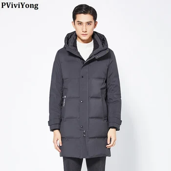 PViviYong 2019 Winter high quality 90% white duck down jacket hooded zipper casual slim long parka men coat YR8041
PViviYong 2019 Winter high quality 90% white duck down jacket hooded zipper casual slim long parka men coat YR8041