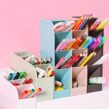 Large Capacity Desk Pen Holder Multi-function 4-Grid Pencil Storage Box Desktop Organizer Stand Case School Office Stationery
Large Capacity Desk Pen Holder Multi-function 4-Grid Pencil Storage Box Desktop Organizer Stand Case School Office Stationery