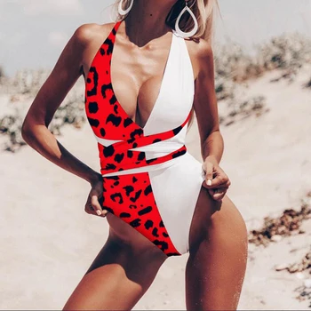 IMANFive 2019 Newest Leopard Print Patchwork Sexy Swimwear Women Thong Backless String One Piece Bodysuit Monokini Swimsuit
IMANFive 2019 Newest Leopard Print Patchwork Sexy Swimwear Women Thong Backless String One Piece Bodysuit Monokini Swimsuit