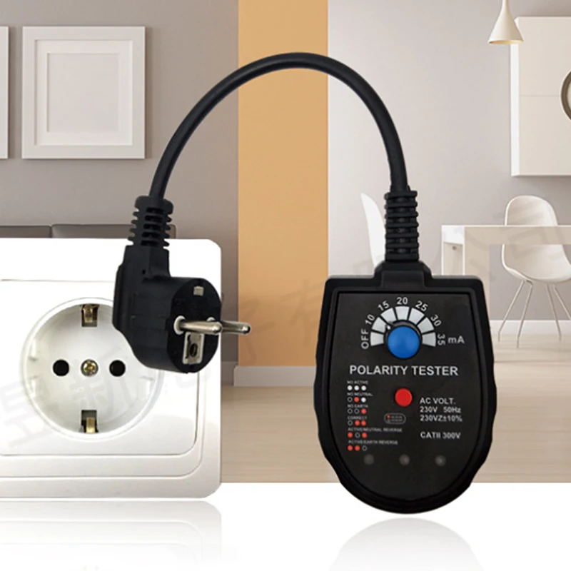 Voltage Test Socket Detector Leakage Detector Polarity Phase Check Plug And Socket Tester Neutral Circuit Polarity Phase
Voltage Test Socket Detector Leakage Detector Polarity Phase Check Plug And Socket Tester Neutral Circuit Polarity Phase