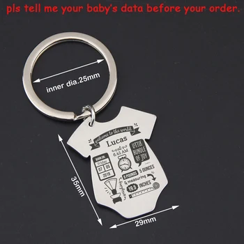Baby Stats Welcome Come To The World Keychain Personalized Baby Romper Keyfobs For New Dad New Mom Gift Baby Announcement
Baby Stats Welcome Come To The World Keychain Personalized Baby Romper Keyfobs For New Dad New Mom Gift Baby Announcement