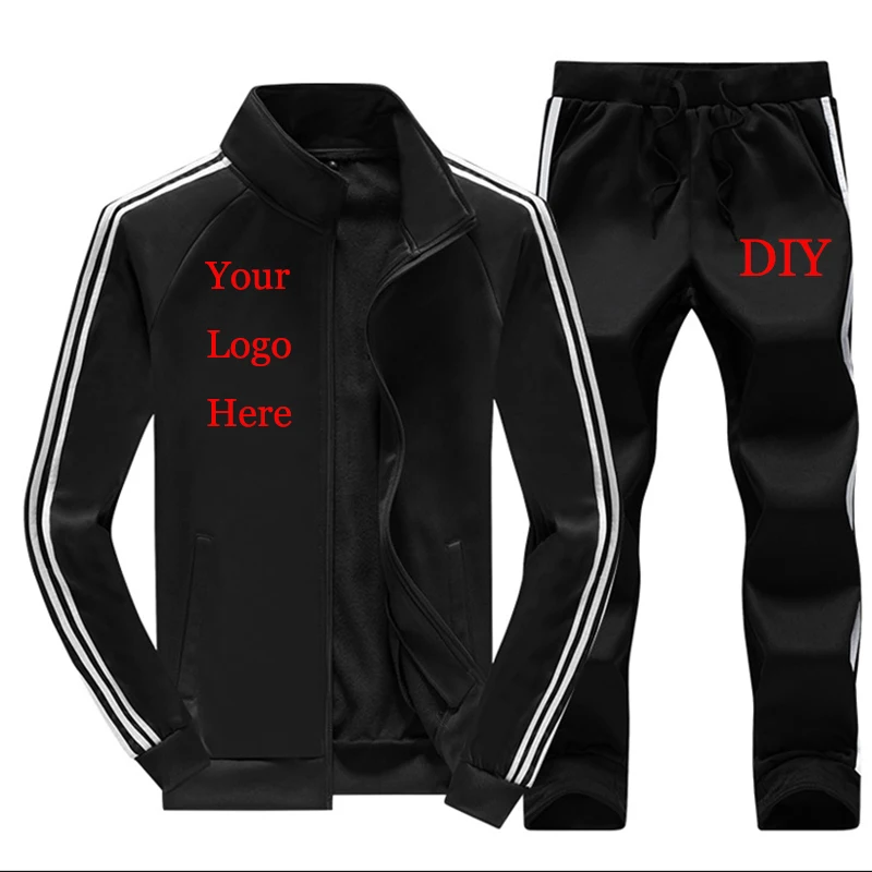 TrackSuit Custom Heat Transfer Print Logo Men Sweatsuit Sets 2 Piece Jacket Pants Customized Embroidery DIY Text Plus Size 4XL
TrackSuit Custom Heat Transfer Print Logo Men Sweatsuit Sets 2 Piece Jacket Pants Customized Embroidery DIY Text Plus Size 4XL